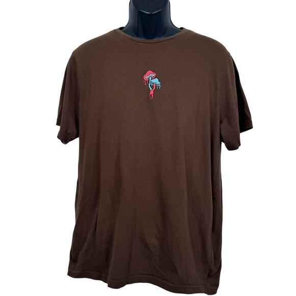 Eighty-Eight Men's Mushroom Brown Graphic T-Shirt Size XL - Picture 1 of 6